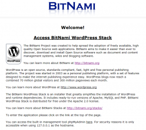BitNamiインストール手順15 BitNamiインストール手順15